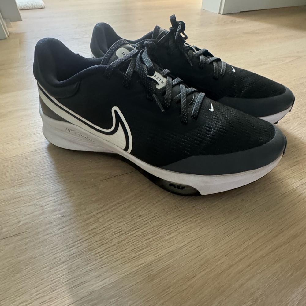 Nike Air Zoom Infinity Tour NEXT% 2 golf shoe in black and white